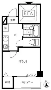 コスモ和光VIII【3階】の間取り