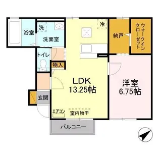 ヴィアノ III棟【1階】の間取り