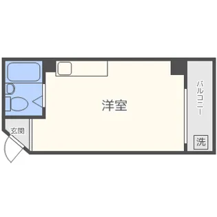 ビジタル浪速3【2階】の間取り