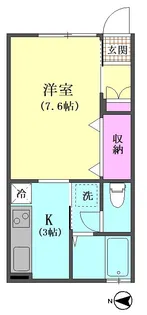 デシオ西大井【1階】の間取り
