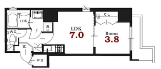 katayama BLDG 25【6階】の間取り