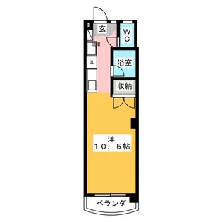 東山ロイヤルハイツ【3階】の間取り