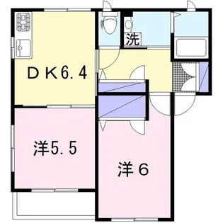 そよ風の物語壱番館【2階】の間取り