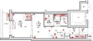 ハーモニーレジデンス品川大井町【3階】の間取り