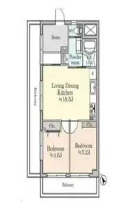 サニーハイム目白台【6階】の間取り