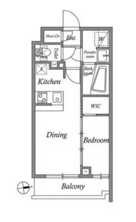 レジデンス経堂桜丘【1階】の間取り