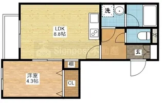 モン・レ―ヴ葉山【2階】の間取り