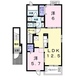 マイプレイス IV【2階】の間取り