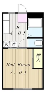 グランドハイツI【1階】の間取り