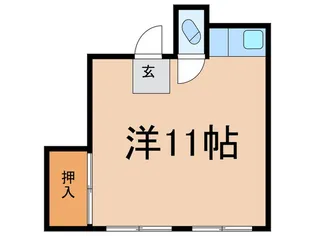 パラダイム元麻布【2階】の間取り