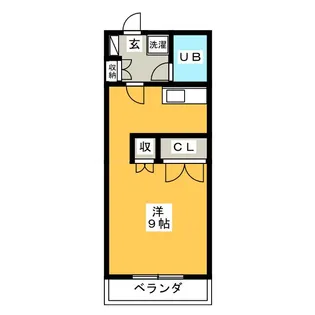 メゾンブランシュ1号館【4階】の間取り