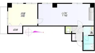 YSビルディング【2階】の間取り