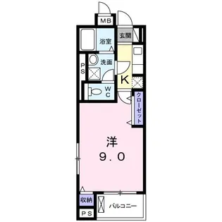 コート・ルージュ片倉【2階】の間取り