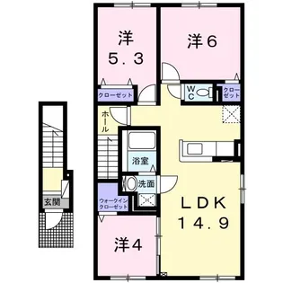 アリビオ27【2階】の間取り