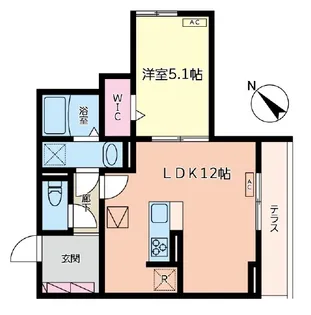 LussoIII【1階】の間取り