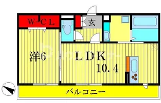 セレーノ柏【1階】の間取り