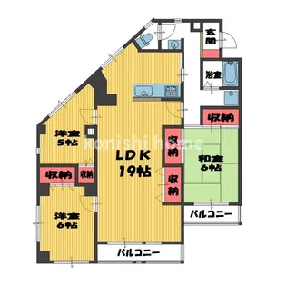 ニュー神野ビル【3階】の間取り