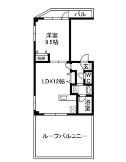 菅野ビル【5階】の間取り
