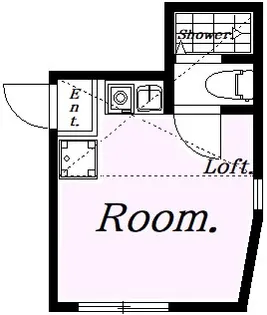 ユナイトハマーエスキベル【2階】の間取り