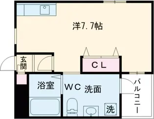シャンテー宮之阪【2階】の間取り