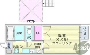アーバンシティ西多賀【1階】の間取り