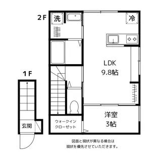 HELIOS中川原ドゥ【1階】の間取り