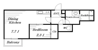 G-SMART千葉【1階】の間取り