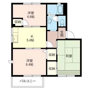 メゾンマルホン【2階】の間取り