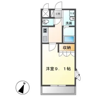 ステイゴールド【1階】の間取り