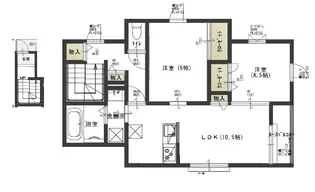 ココル東【2階】の間取り