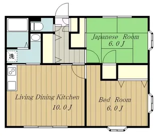 メゾン東大沼【1階】の間取り
