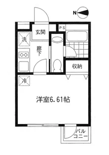 ラフィーネタカ【3階】の間取り