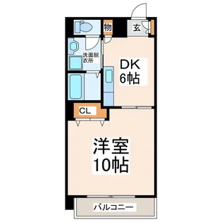 リリーマンション【2階】の間取り