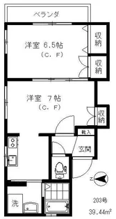 アネックス【2階】の間取り