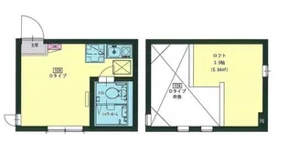 フロンティア星川【1階】の間取り