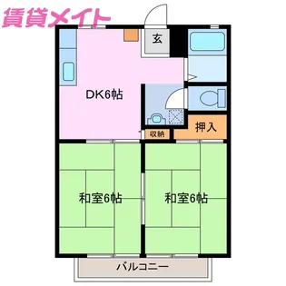 プチロワール【2階】の間取り