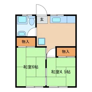 YMハイツ【2階】の間取り