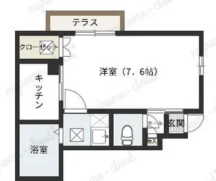 Maison Verte【1階】の間取り