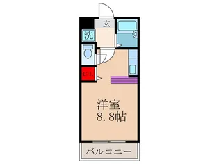 サングリア【5階】の間取り