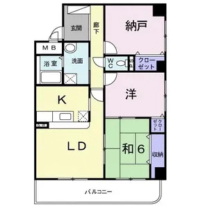 コリーヌ ド ウエスト【5階】の間取り