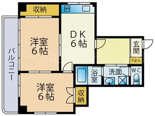 BELLIS(ベリス)【6階】の間取り