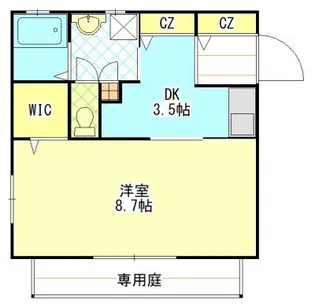 フェリス【1階】の間取り