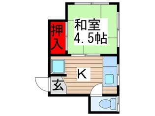 ひかりコ-ポ【2階】の間取り