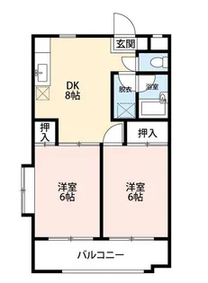 第13島田マンション【3階】の間取り