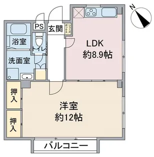 アーバンパレス【4階】の間取り