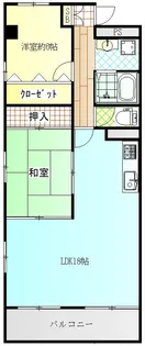 第二シーサイドパレス塩屋【4階】の間取り