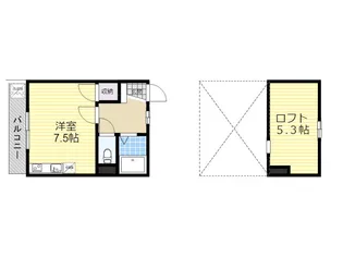 MKコーポ【1階】の間取り