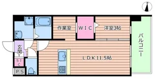 Kaunis Latva【8階】の間取り