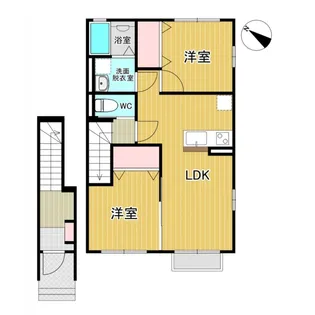 ハイム・ディアコート【2階】の間取り