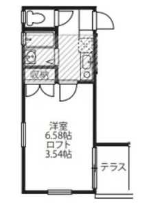 高円寺大和レジデンス【1階】の間取り